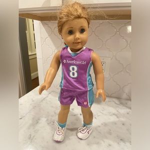 American Girl Doll basketball set